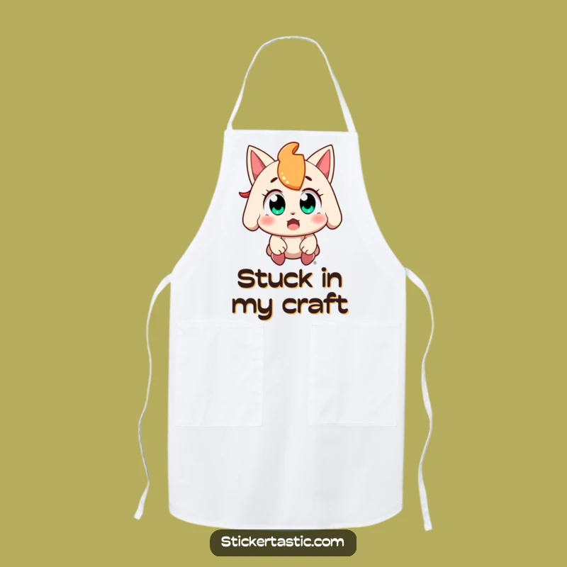Funny Amazed Sticker Apron: Protect Your Clothes While Collecting