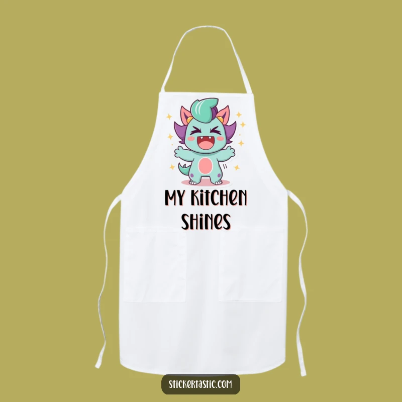 Funny Roaring Apron: Sparkle Victory Kitchen Fun - Gift for Chefs!