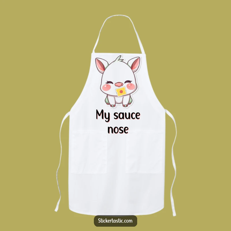 Funny Sticker Chef's Wink Apron: A Hilarious Cooking Gift