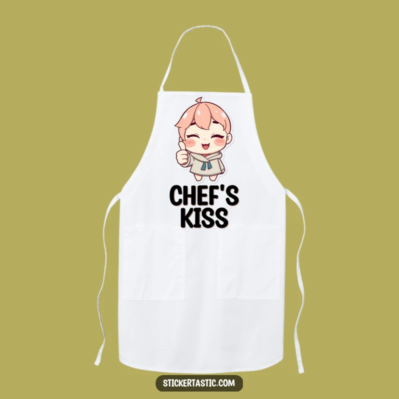 Funny Winking Baker Apron - Cook with Confidence & Smiles - Funny Gift!
