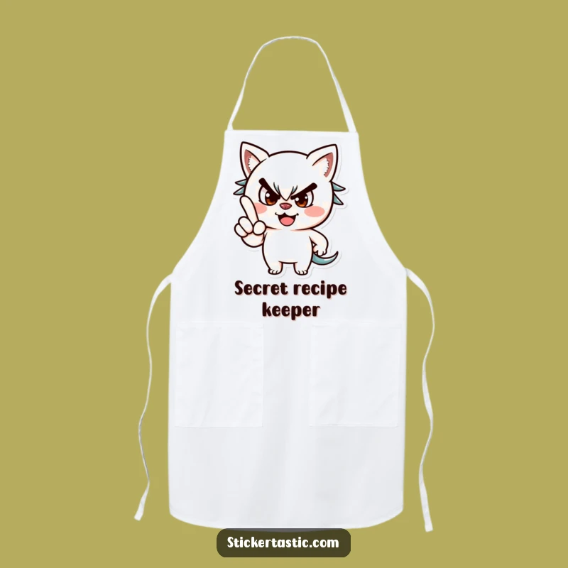 Mischievous Wink Apron - Funny Playful Chef Gift
