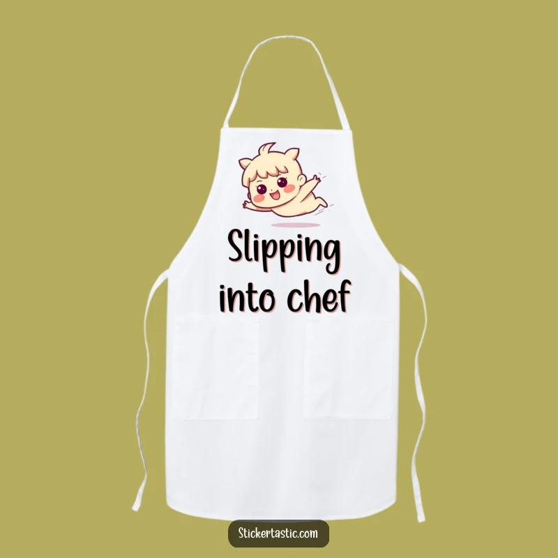 Sliding Fun Apron - Funny Determined Chef Gift
