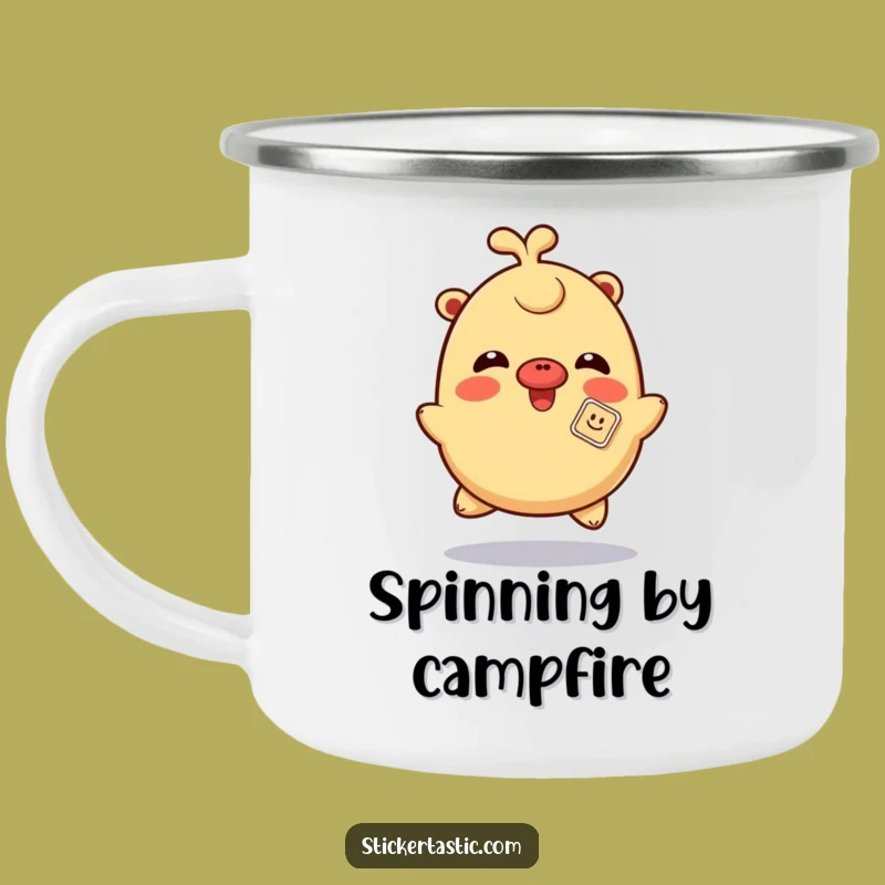 Funny Giggle Camping Mug: Spin with Laughter on Adventures