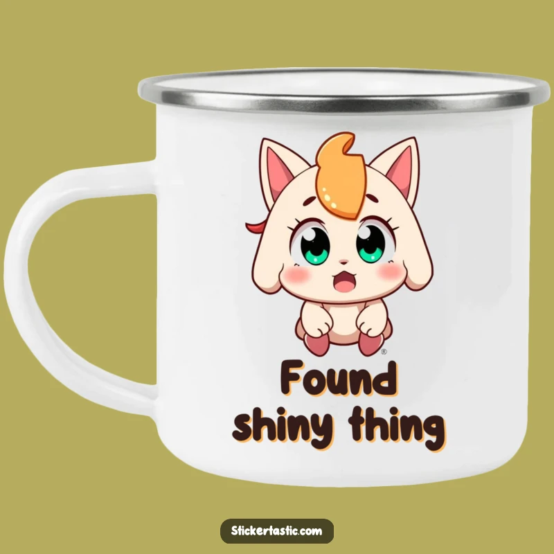 Surprise-Ready Funny Amazed Sticker Camping Mug for Collectors