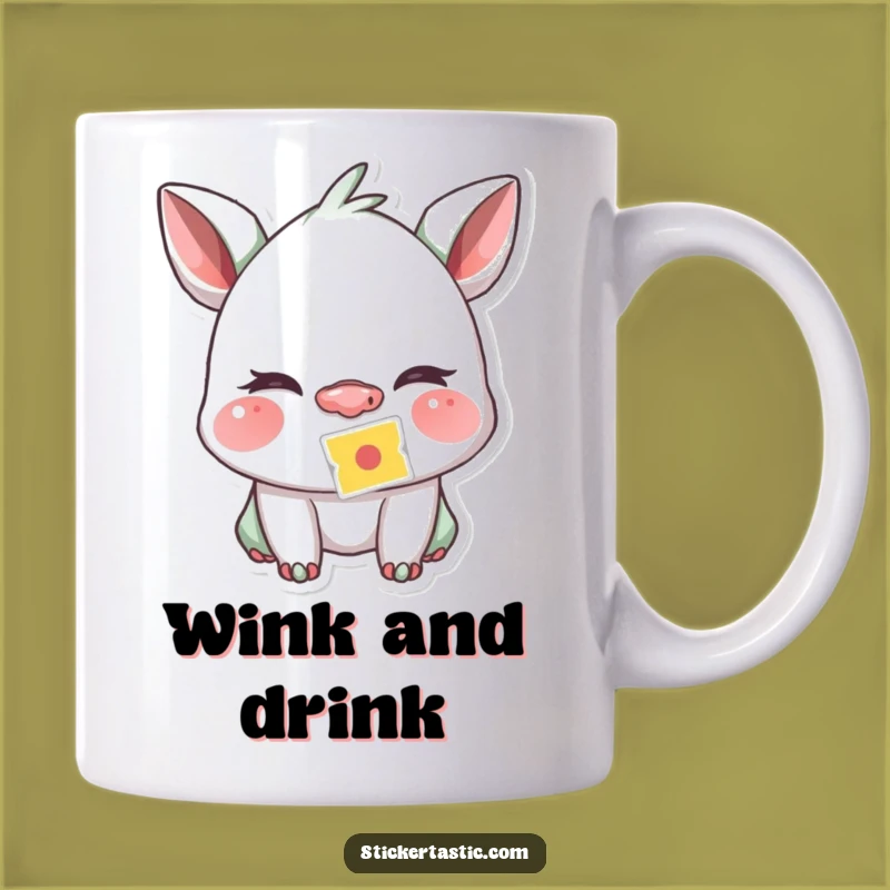 Funny Winking Sticker Nose Mug: The Perfect Humorous Gift for Pranksters