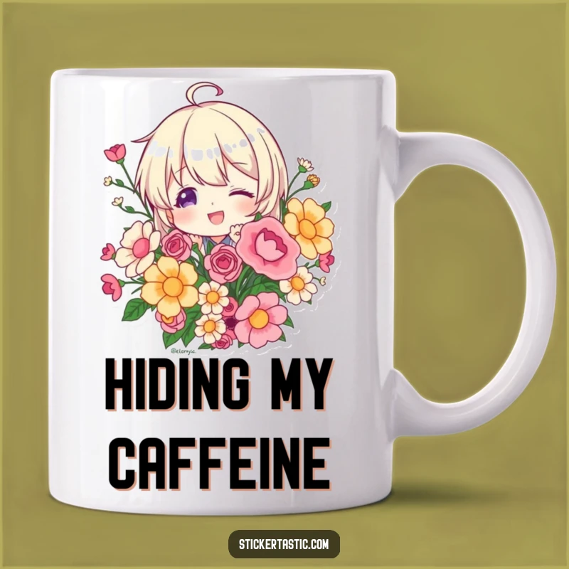 Funny Peeking Sticker Mug: Sweet Surprises for Your Coffee Break