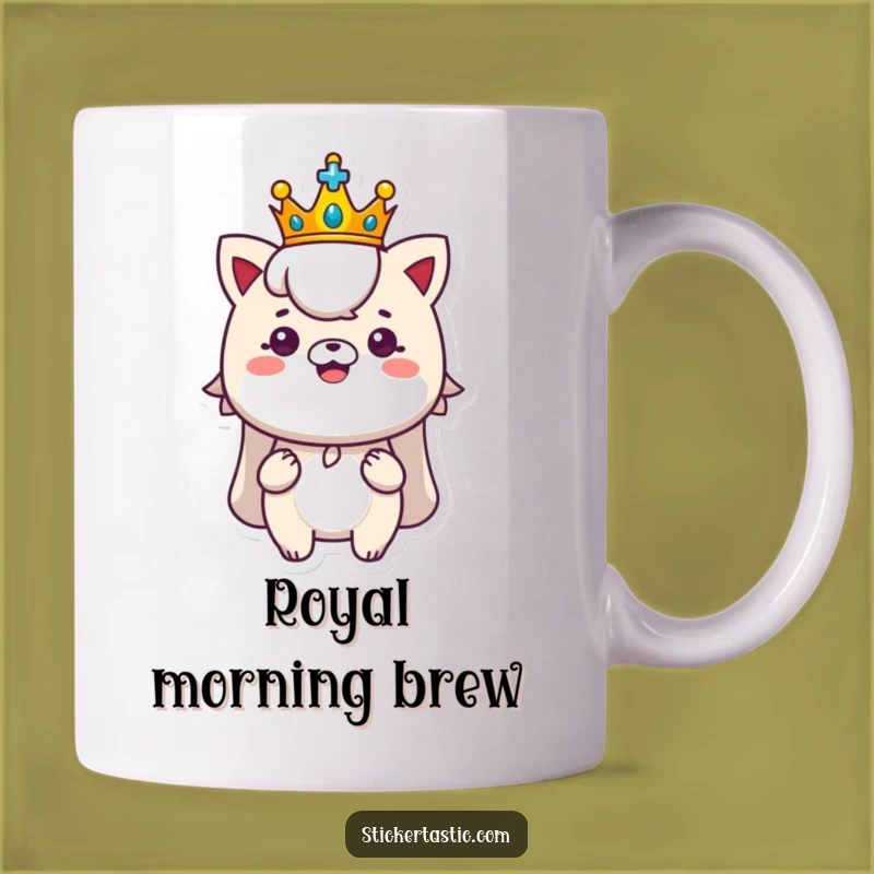 Funny Royal Sticker Mug: A Regal and Hilarious Gift