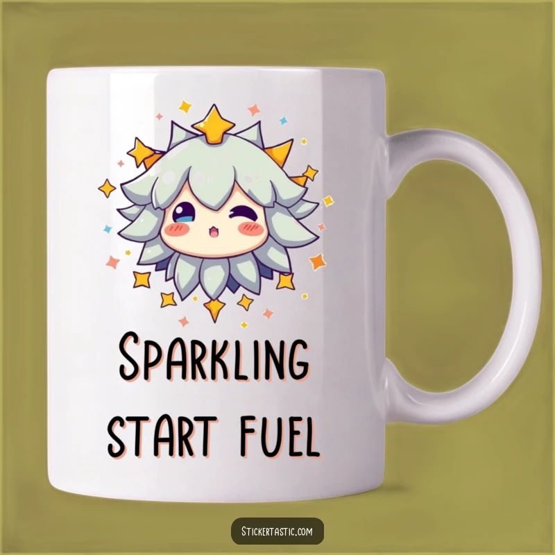 Starry Burst Mug - Funny Glowing Character Gift
