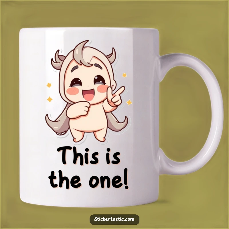 Funny Animated Sticker Enthusiast Mug: Perfect Gift for Sticker Lovers