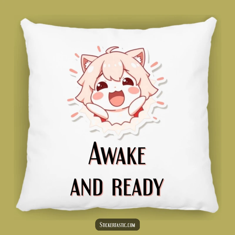 Funny Sticker Burst Pillow - Snuggle with Surprise & Humor - Funny Gift!