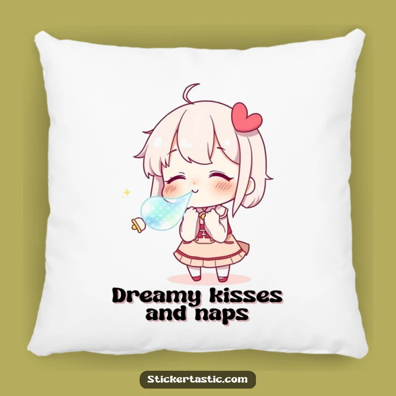 Funny Kissing Character Pillow: Cozy Love Sticker, Soft & Romantic Funny Gift