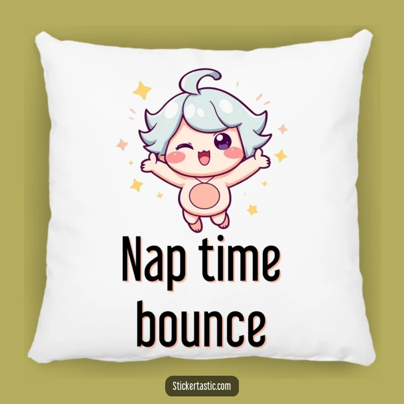 Funny Sparkle Character Pillow: Bounce into Comfort, Perfect Funny Gift for Cozy Spaces