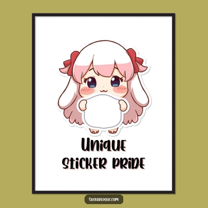 Funny Proud Sticker Display Digital Art - Instant Wall Art for Collectors
