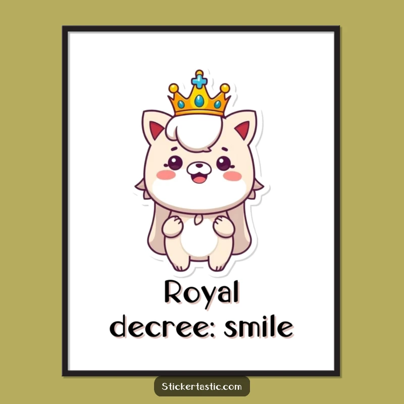 Funny Royal Digital Art: Instant Regal and Humorous Decor