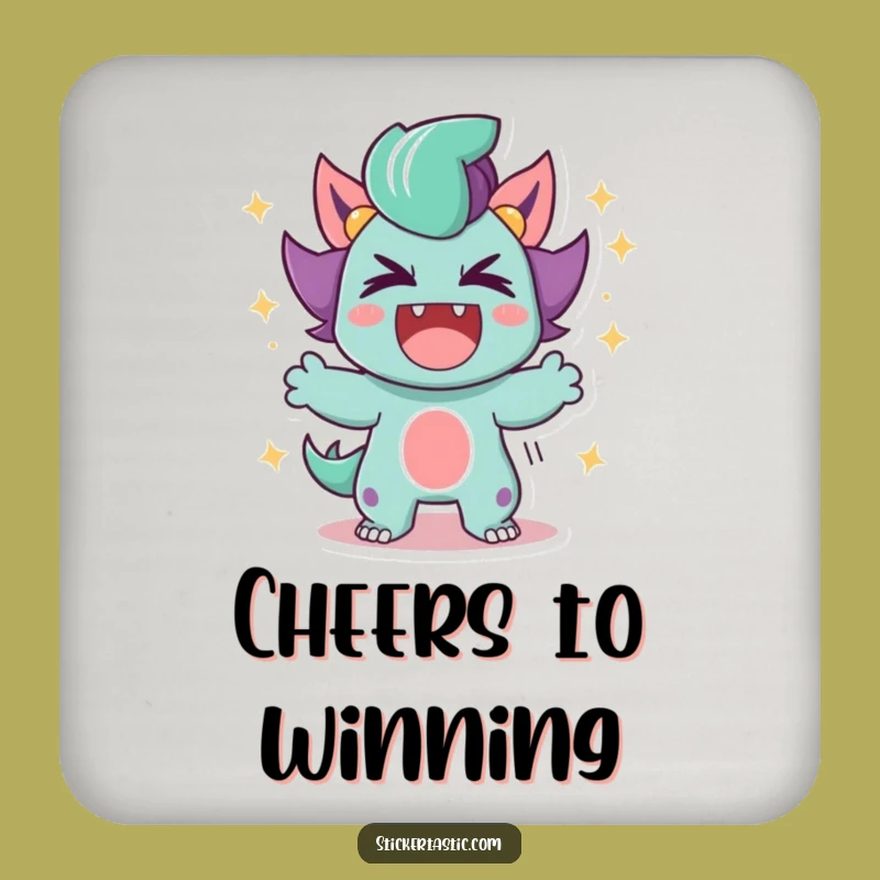 Funny Roar Coaster: Sparkle Victory Decor - Protect Surfaces Fun!