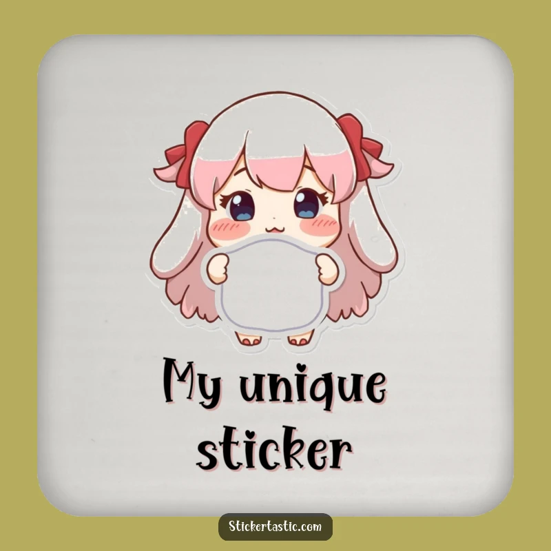 Funny Proud Sticker Display Coaster - Protect Surfaces with Sticker Joy