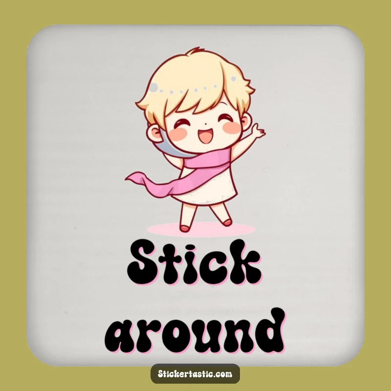 Funny Tape Dance Coaster: Protect Surfaces with Fun, Ideal Funny Gift for Party Tables