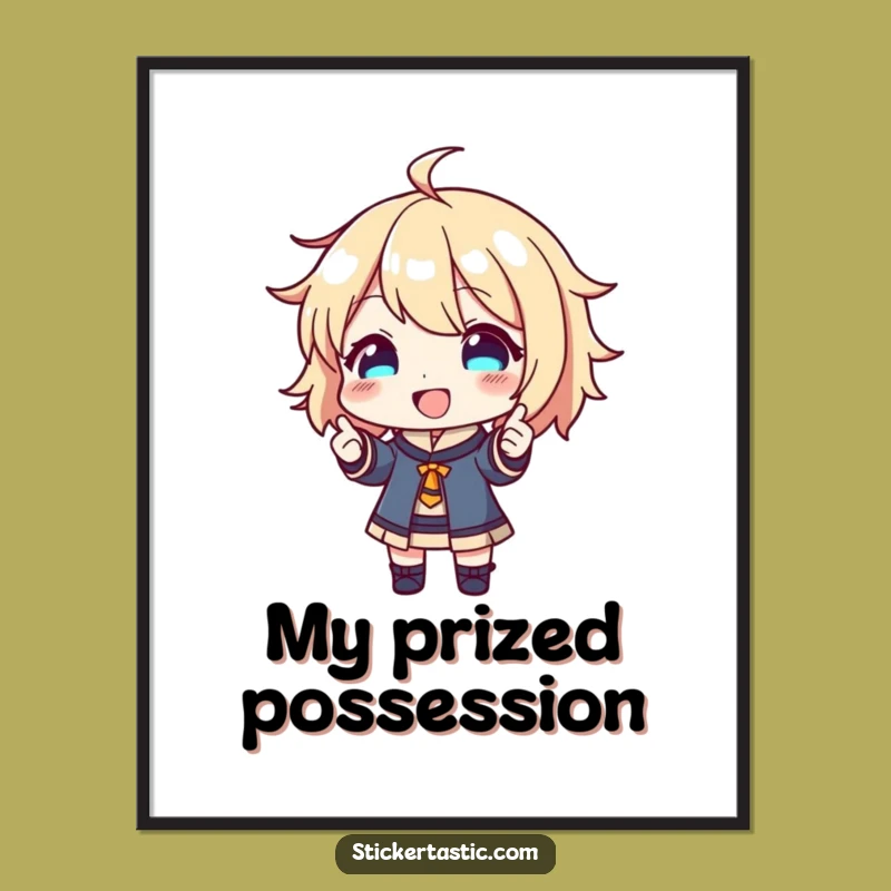 Funny Sticker Joy Art Poster - Decorate with Happiness & Collectibles - Funny Gift!