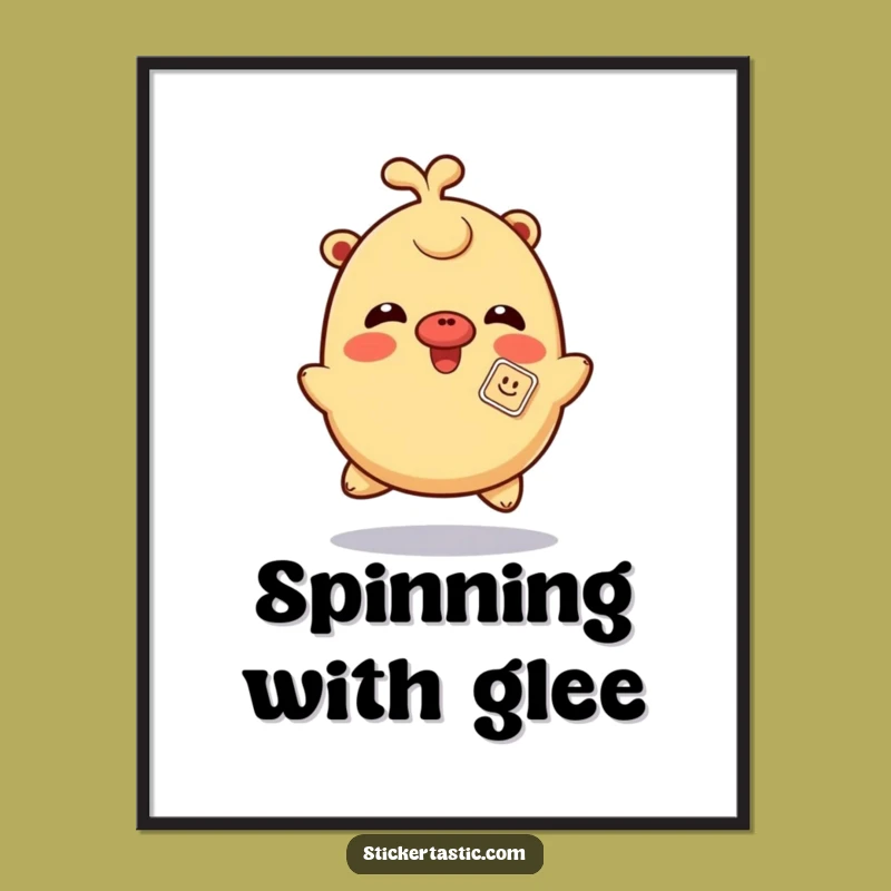 Funny Giggle Poster: Spin with Laughter on Your Walls