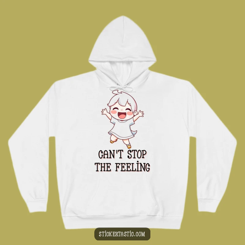 Funny Joyful Dancer Hoodie: Energetic Move Comfort, Cozy & Hilarious Gift