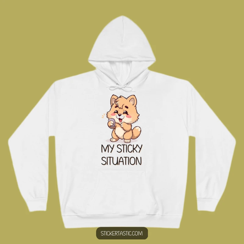 Cozy Funny Furry Sticker Mania Hoodie: The Ultimate Humorous Gift