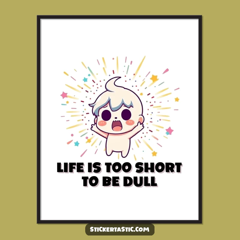 Free Printable Glitter Bomb Art - Funny Downloadable Decor for a Sparkly Vibe