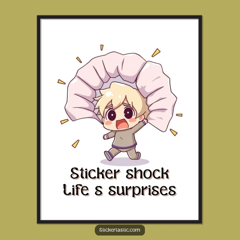 Free Printable Shocked Character Art - Funny Downloadable Gift for Your Walls