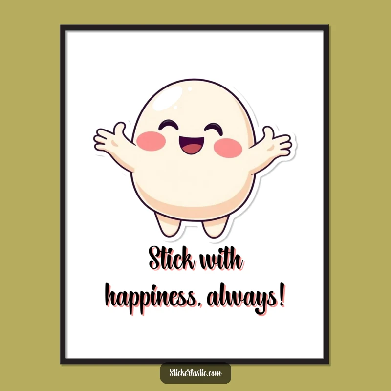 Funny Free Printable Wall Art: Blob Sticker Offer, Whimsical Decor