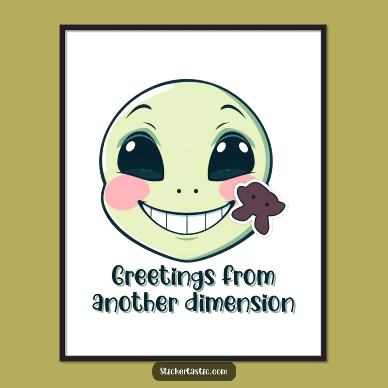 Funny Free Printable Alien Wall Art: DIY Downloadable UFO Decor