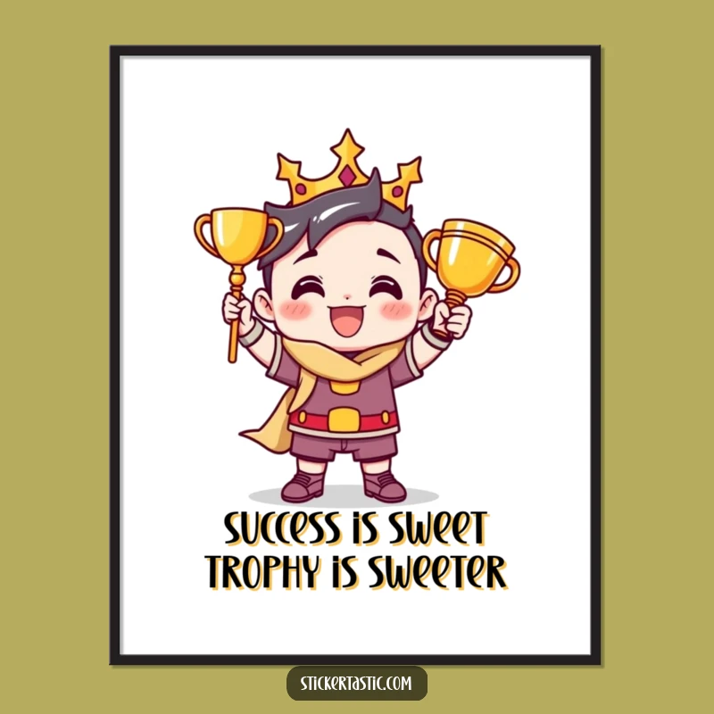 Free Printable Victorious Character Art - Funny Downloadable Decor for Winners