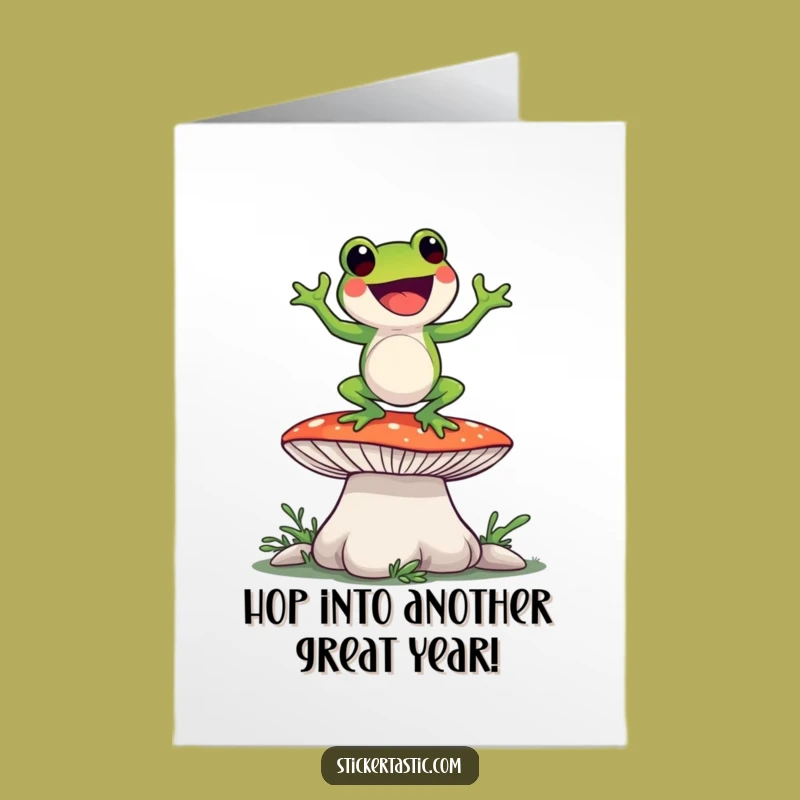 Free Printable Frog Birthday Card: Silly Dance Fun, Humorous Downloadable Gift