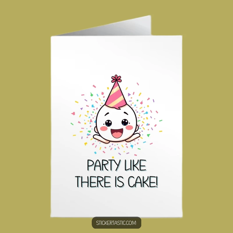 Free Printable Confetti Explosion Birthday Card - Funny Downloadable Party Gift