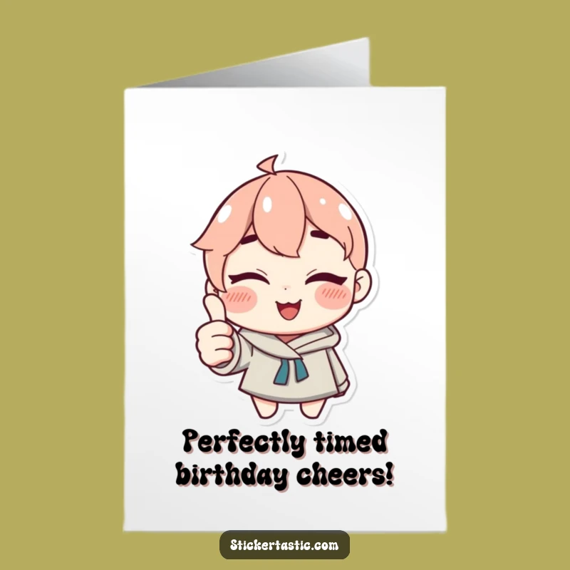 Free Printable Birthday Card: Winking Sticker Guy, Awesome Downloadable Humorous Gift