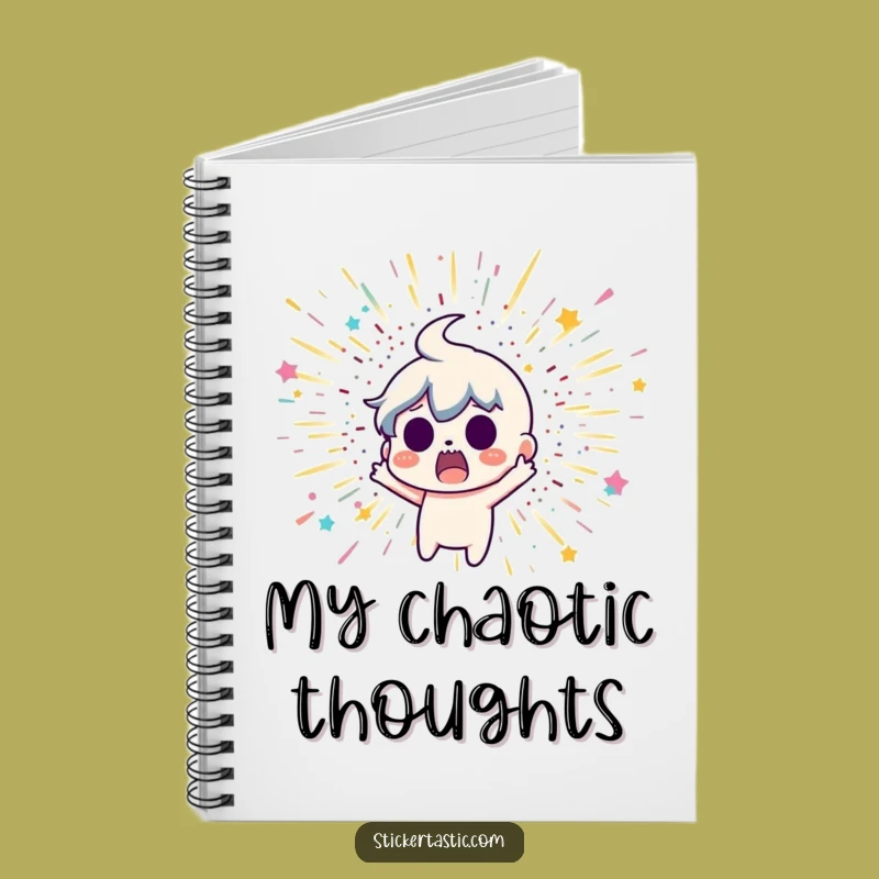 Funny Glitter Bomb Notebook - Jot Down Surprises with a Sparkle