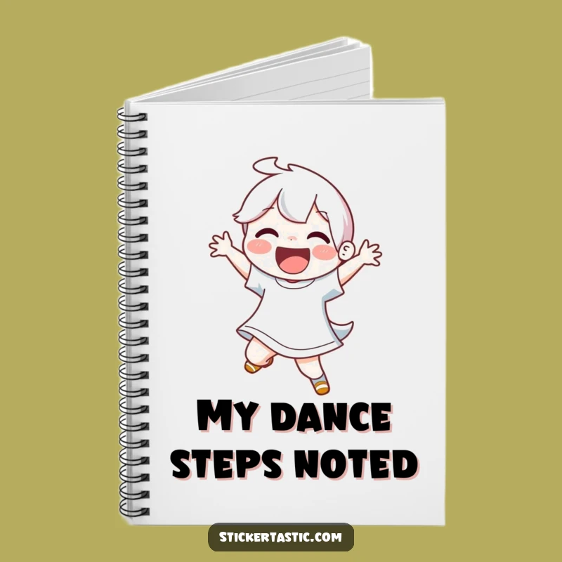 Funny Joyful Dancer Notebook: Energetic Journal, Perfect Gift for Movers