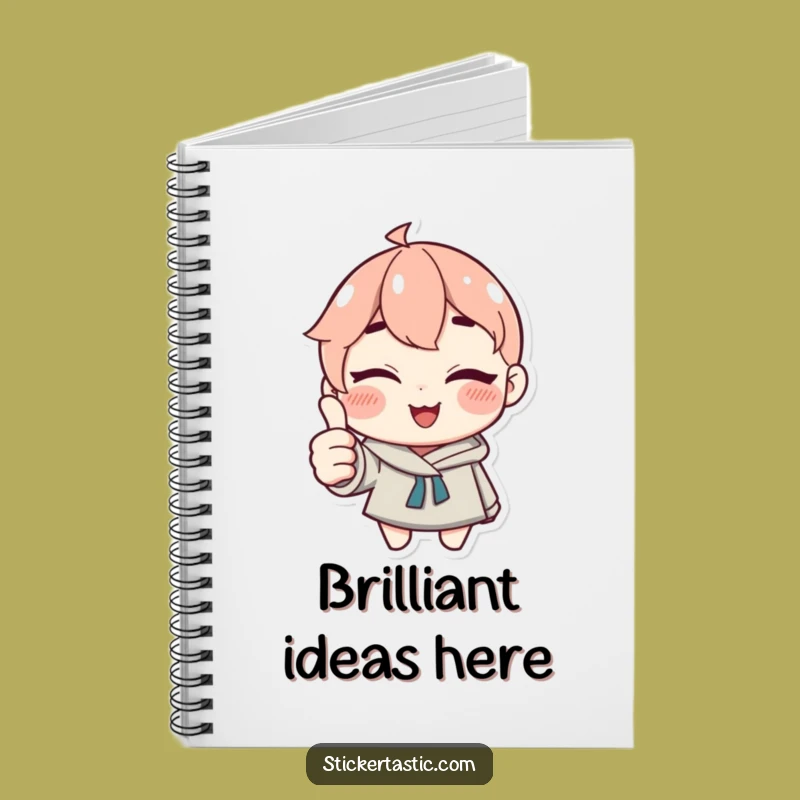 Funny Winking Sticker Notes Notebook - Jot Down Your Best Ideas - Funny Gift!