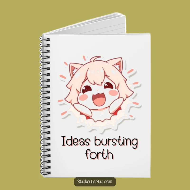 Funny Sticker Escape Notebook - Jot Down Your Bursting Ideas - Funny Gift!
