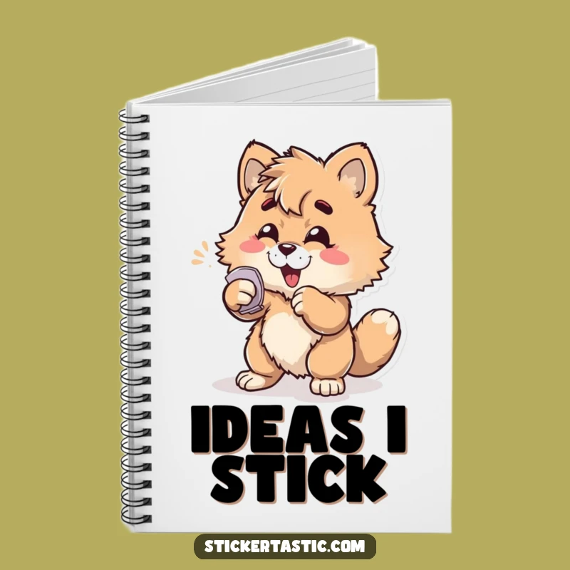 Funny Furry Sticker Ideas Notebook: A Hilarious Gift for Note-Takers