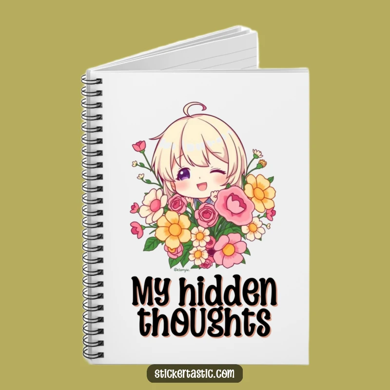 Funny Peeking Sticker Notebook: Jot Down Ideas with Playful Flair