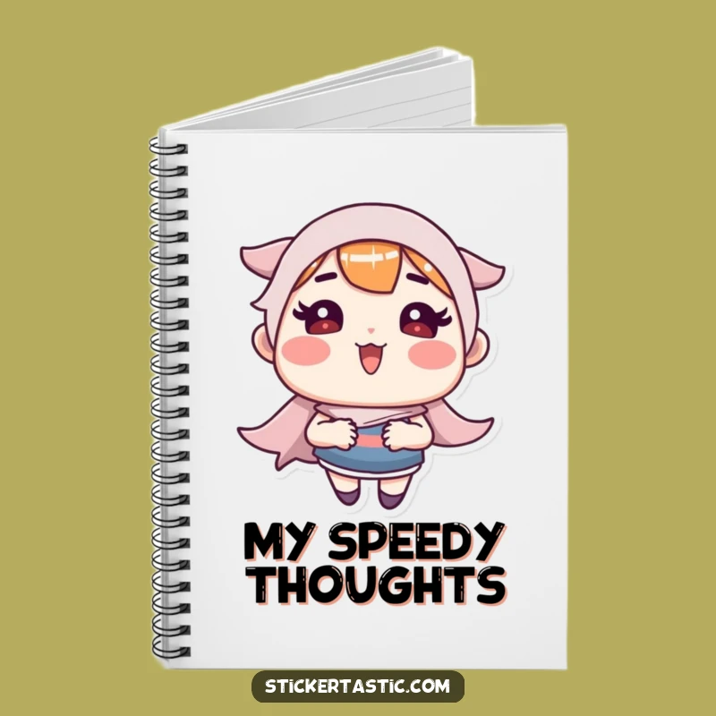 Funny Sticker Speed Notes Notebook - Jot Down Ideas Fast - Funny Gift!