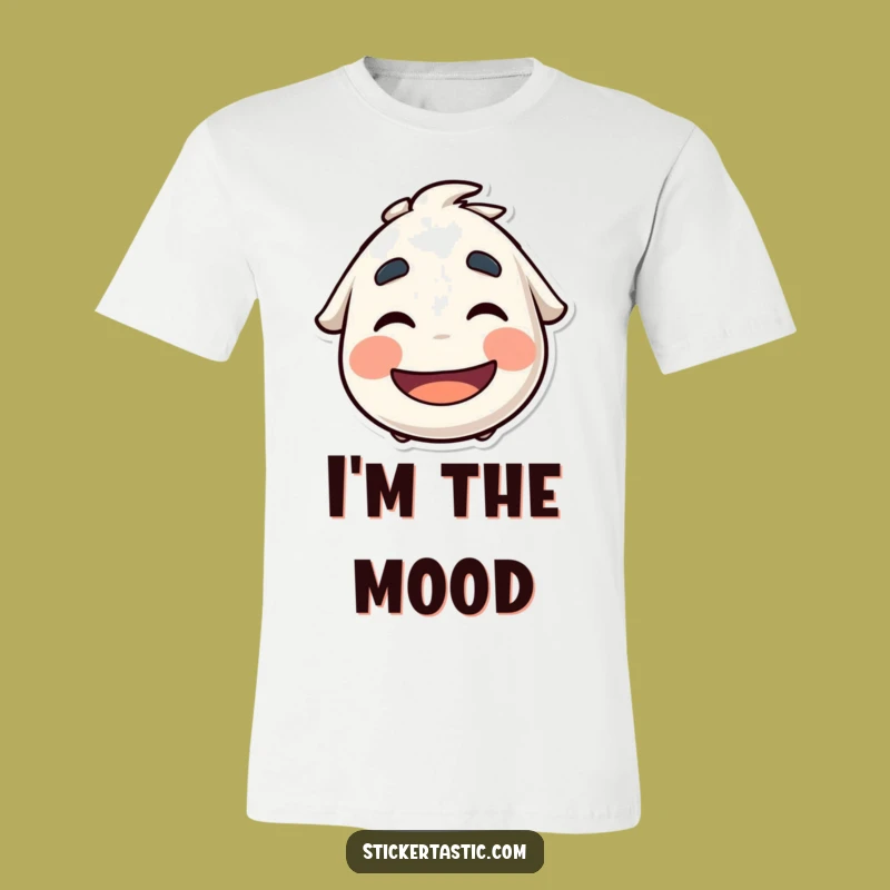 Funny Eyebrows Sticker Tee: Cool Humor for Your Wardrobe!