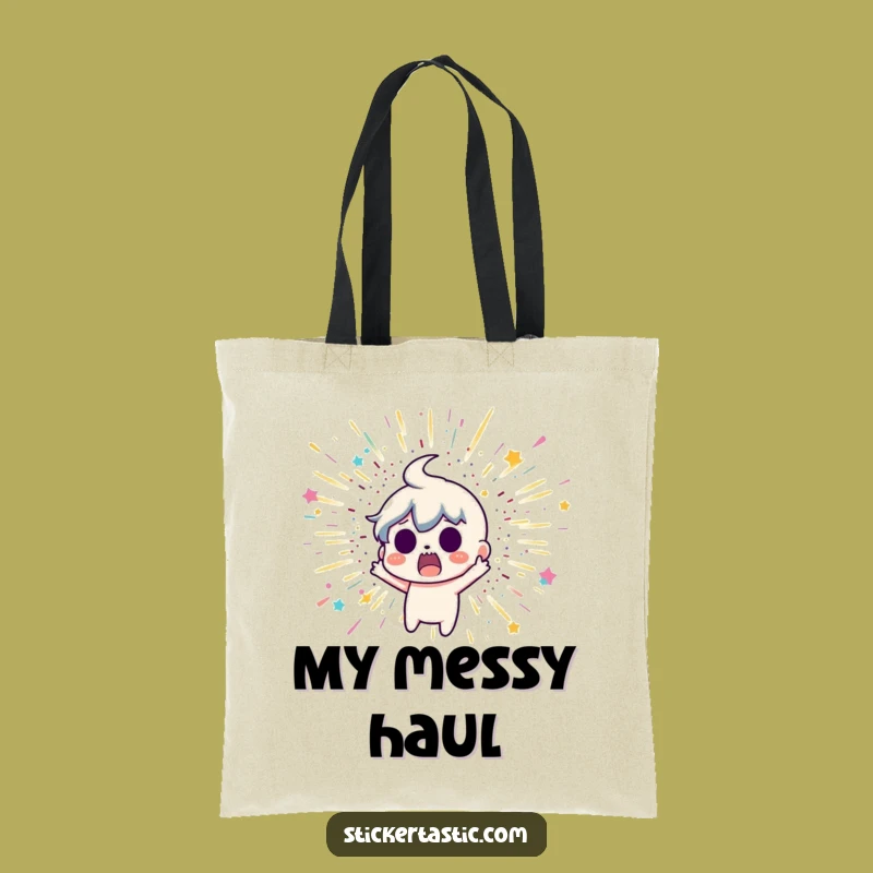 Funny Glitter Bomb Tote Bag - Carry Your Sparkle and Surprise