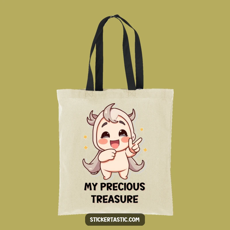 Funny Sticker Lover Tote Bag: Carry Your Passion with Animated Flair