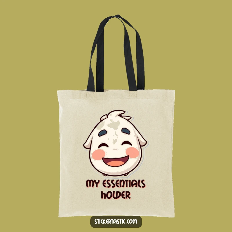 Funny Eyebrows Sticker Tote: Carry Your Laughs in Style!